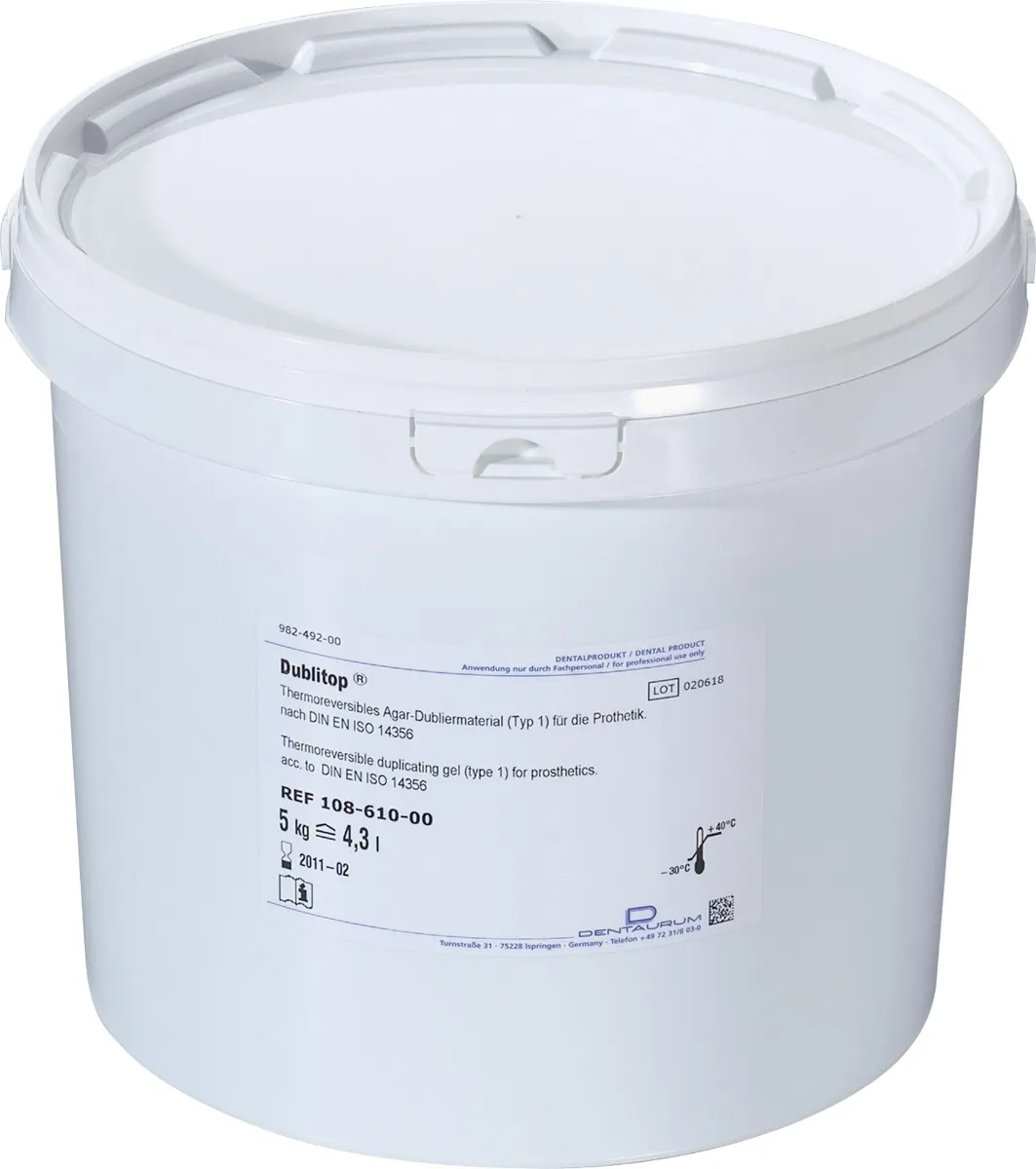 Dentaurum Dublitop Duplicating Gel - 5 Kg