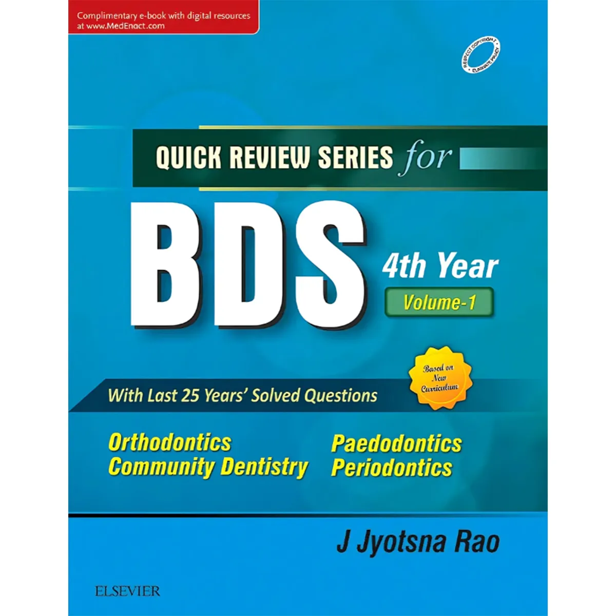 Quick Review Series for BDS 4th Year - Vol. 1 