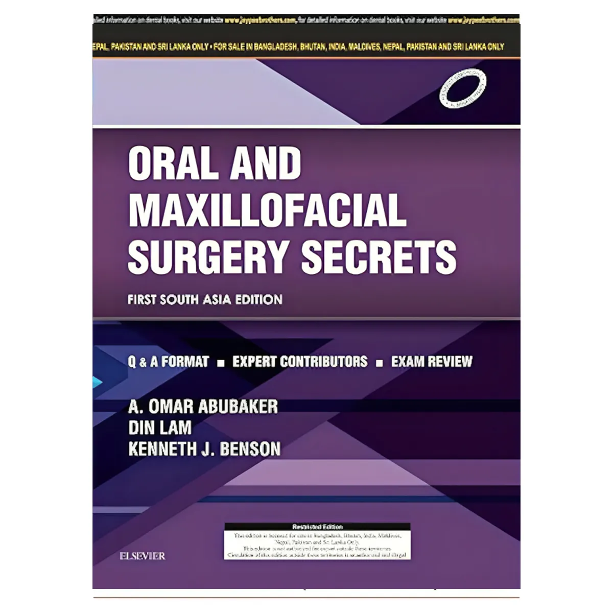Oral And Maxillofacial Surgery Secrets: 1st South Asia Edition (ISBN - 247082)