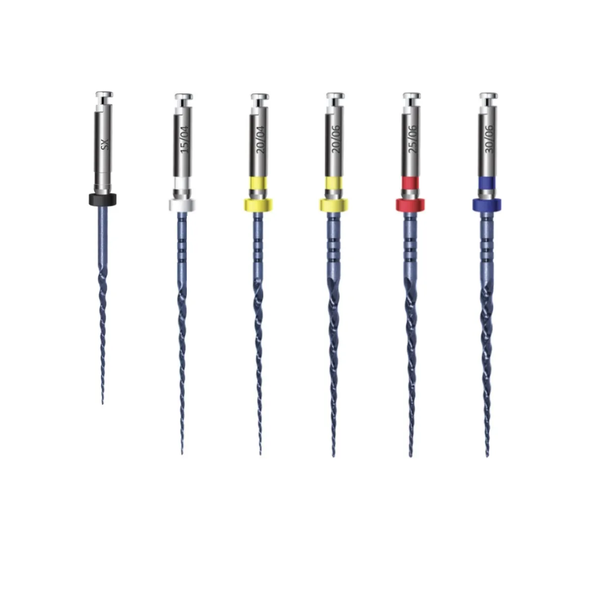 Endoart Touch Blue Rotary Files Kit 25mm Assorted (Pack of 6)