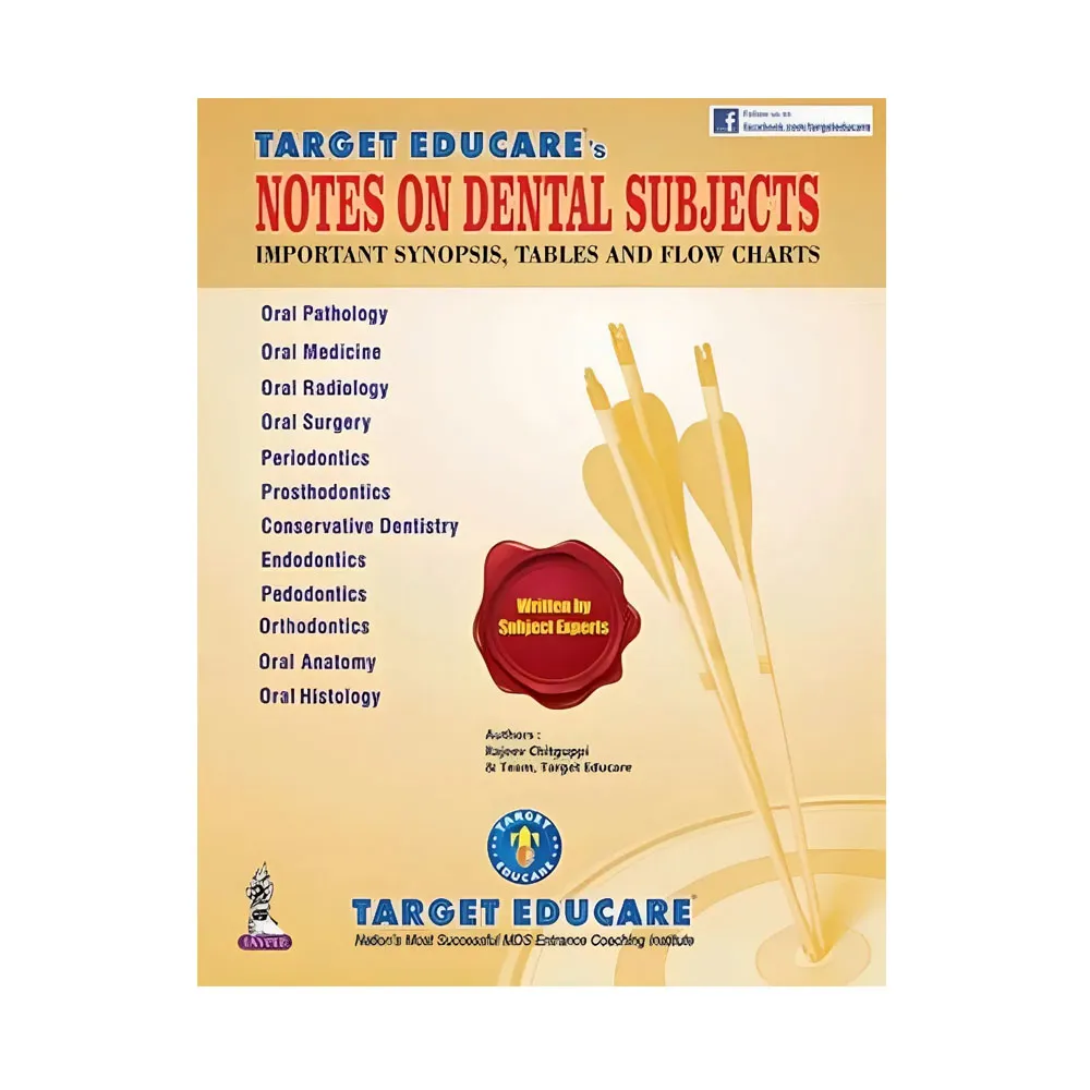 Jaypee Medical Target Educare’s Notes on Dental Subjects (ISBN - 528487)