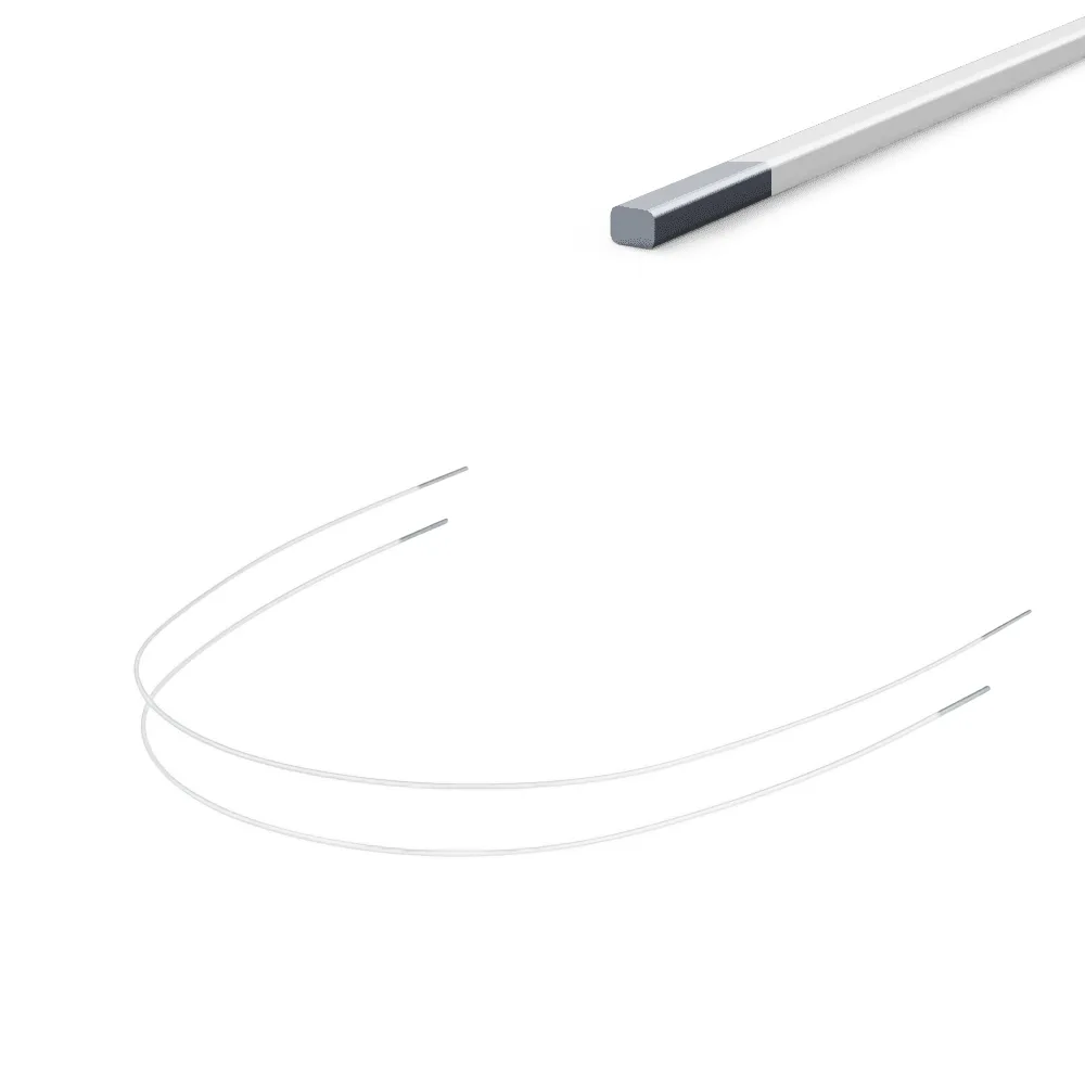 JJ Ortho Tooth Colored Stainless Steel Archwires - Rectangular
