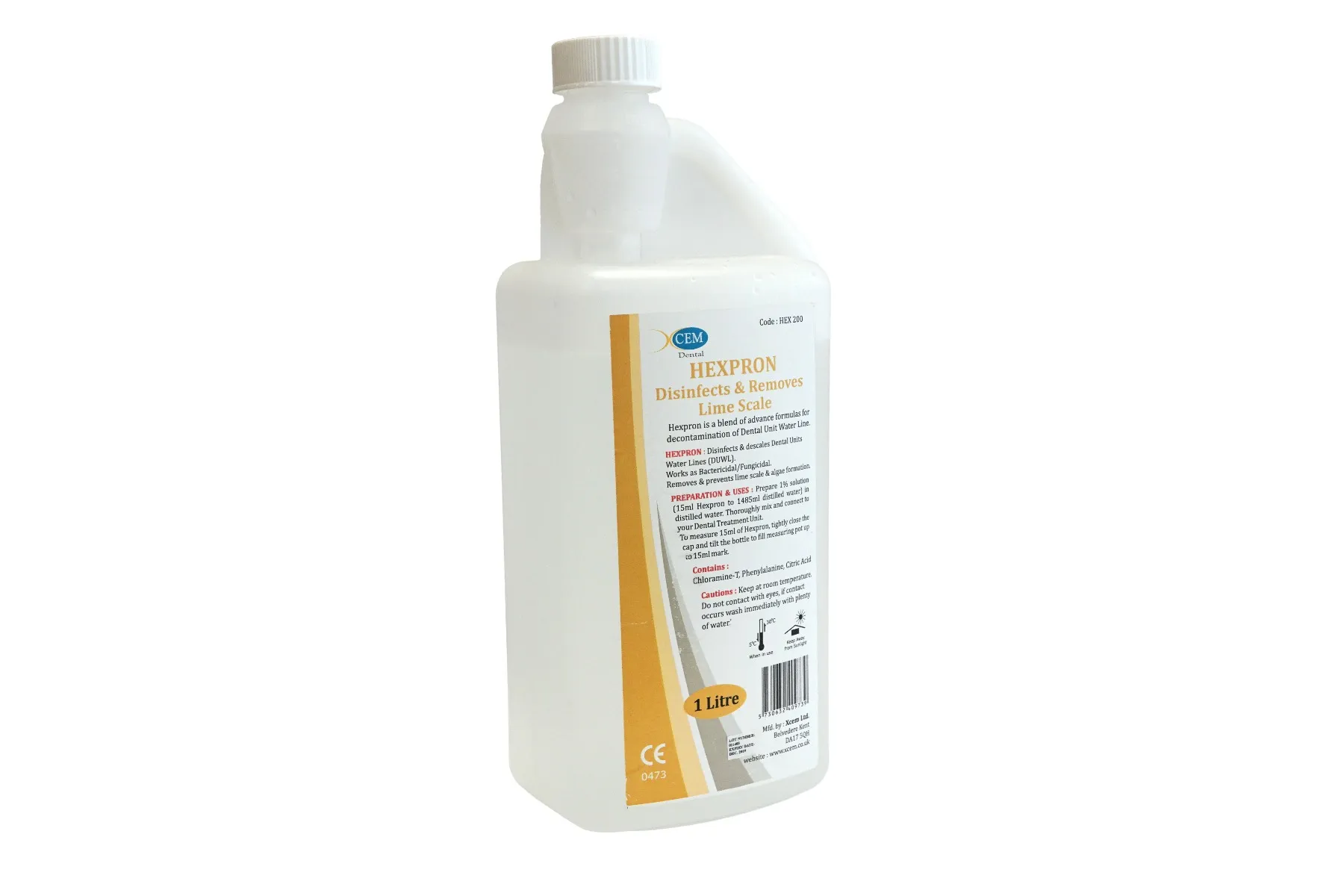 Xcem Hexpron Water Line Disinfectant - HEX200