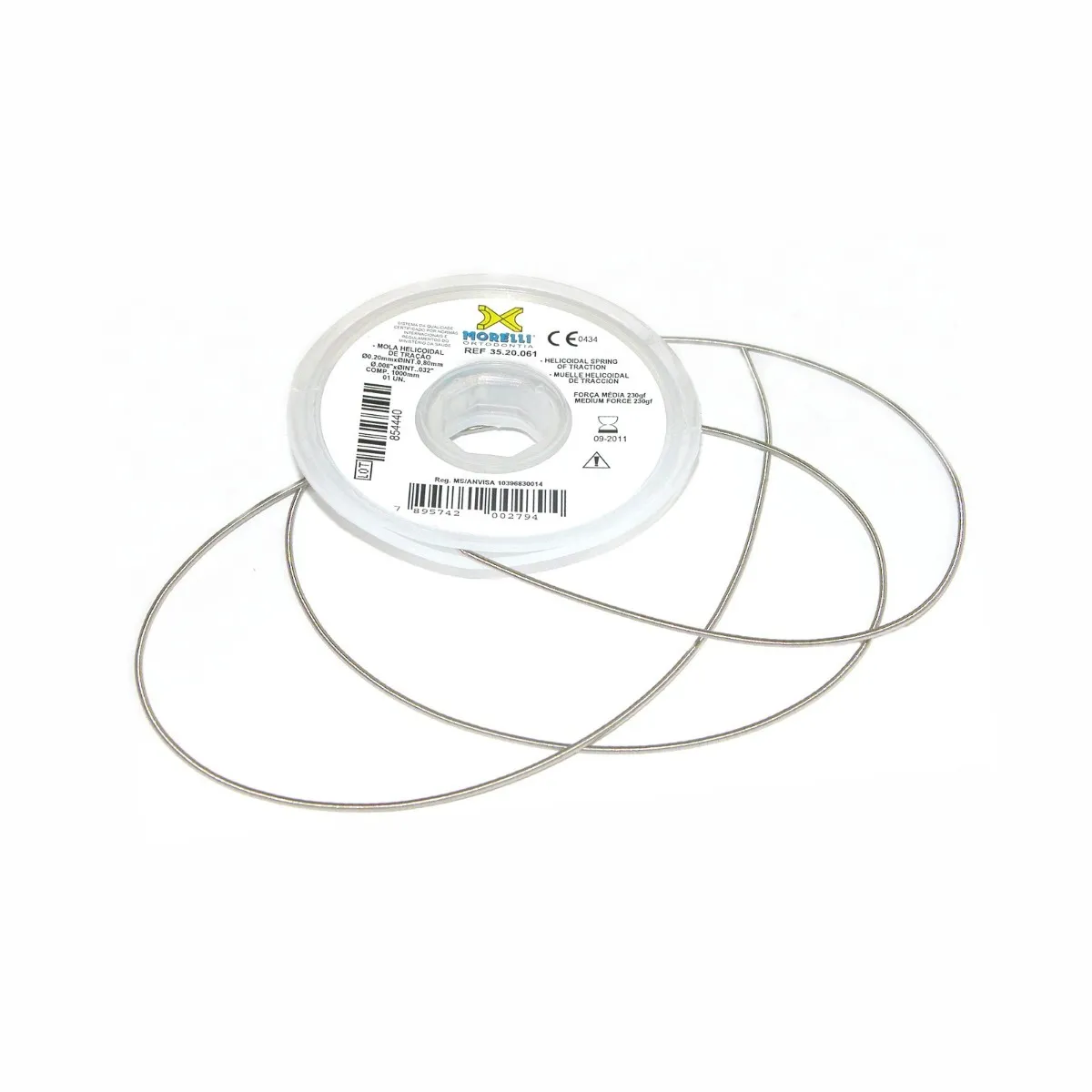 Morelli NiTi Closed Coil Spring Spool 0.008inch x 0.032inch (35.20.061)