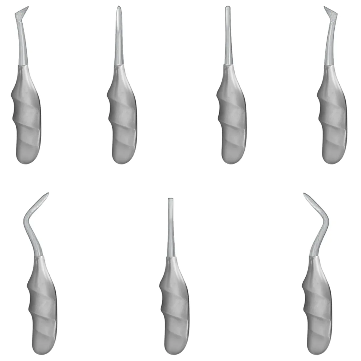 Medesy Root Elevators With Anatomical Handle