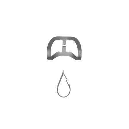 Hu-Friedy 212sa Satin Steel Rubber Dam Clamp (RDCM212SA)