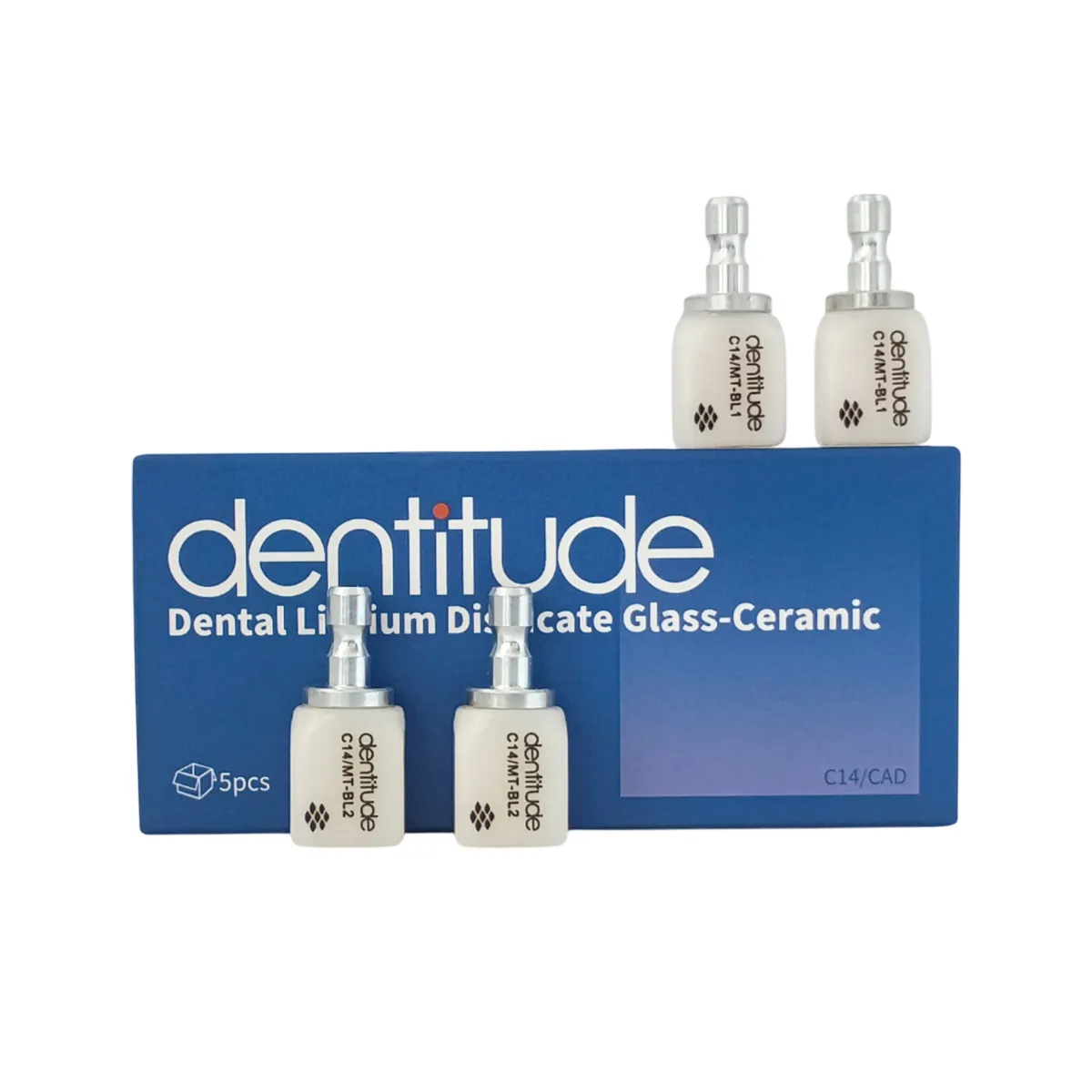 Dentitude Glass Ceramic CAD-CAM Dazzling Blocks (Pack of 5)