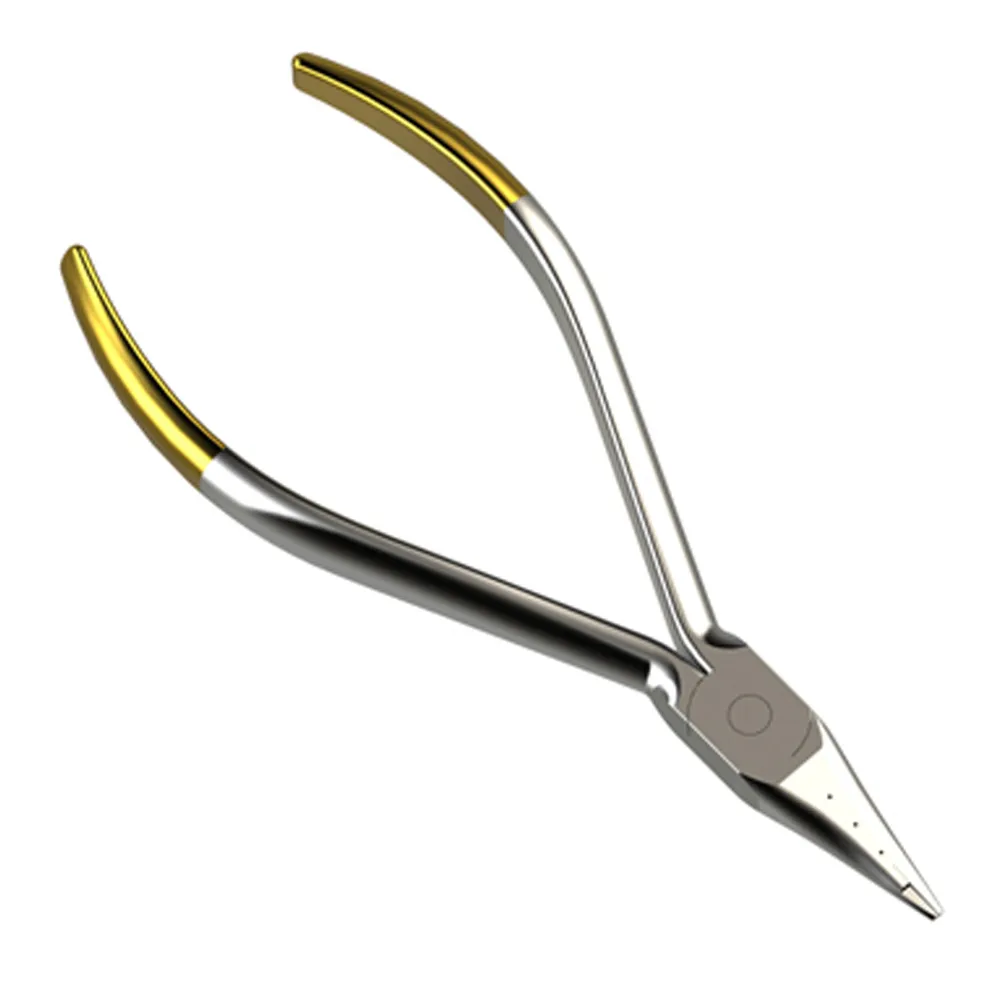 JJ Ortho Bird Beak Plier TC - Long With Grooves (90.02.18)
