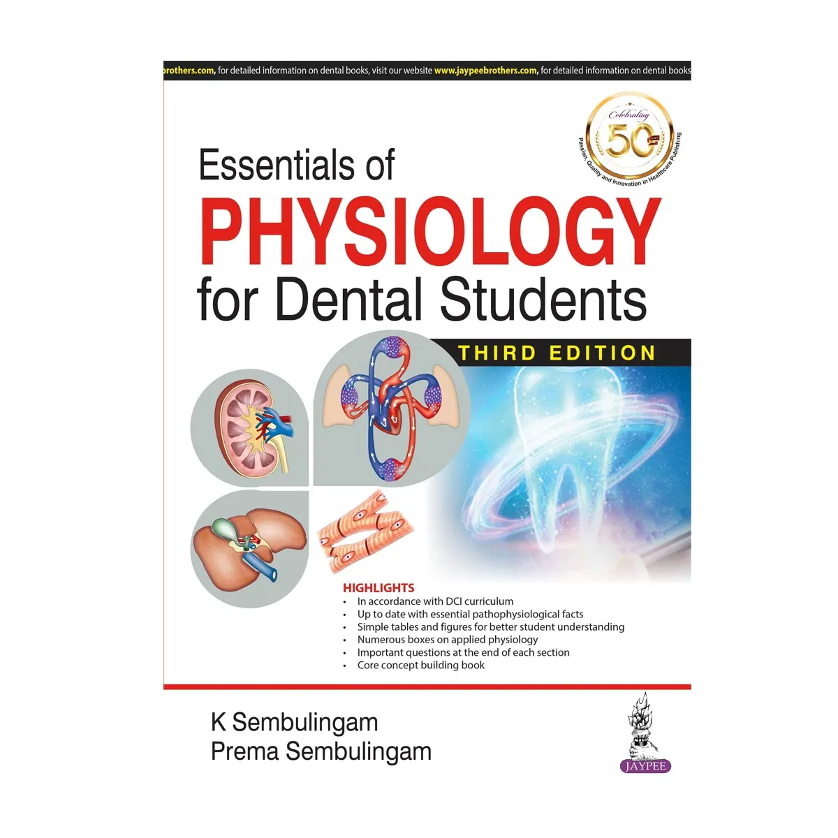 Jaypee Medical Essentials of Physiology for Dental Students (ISBN - 150578)