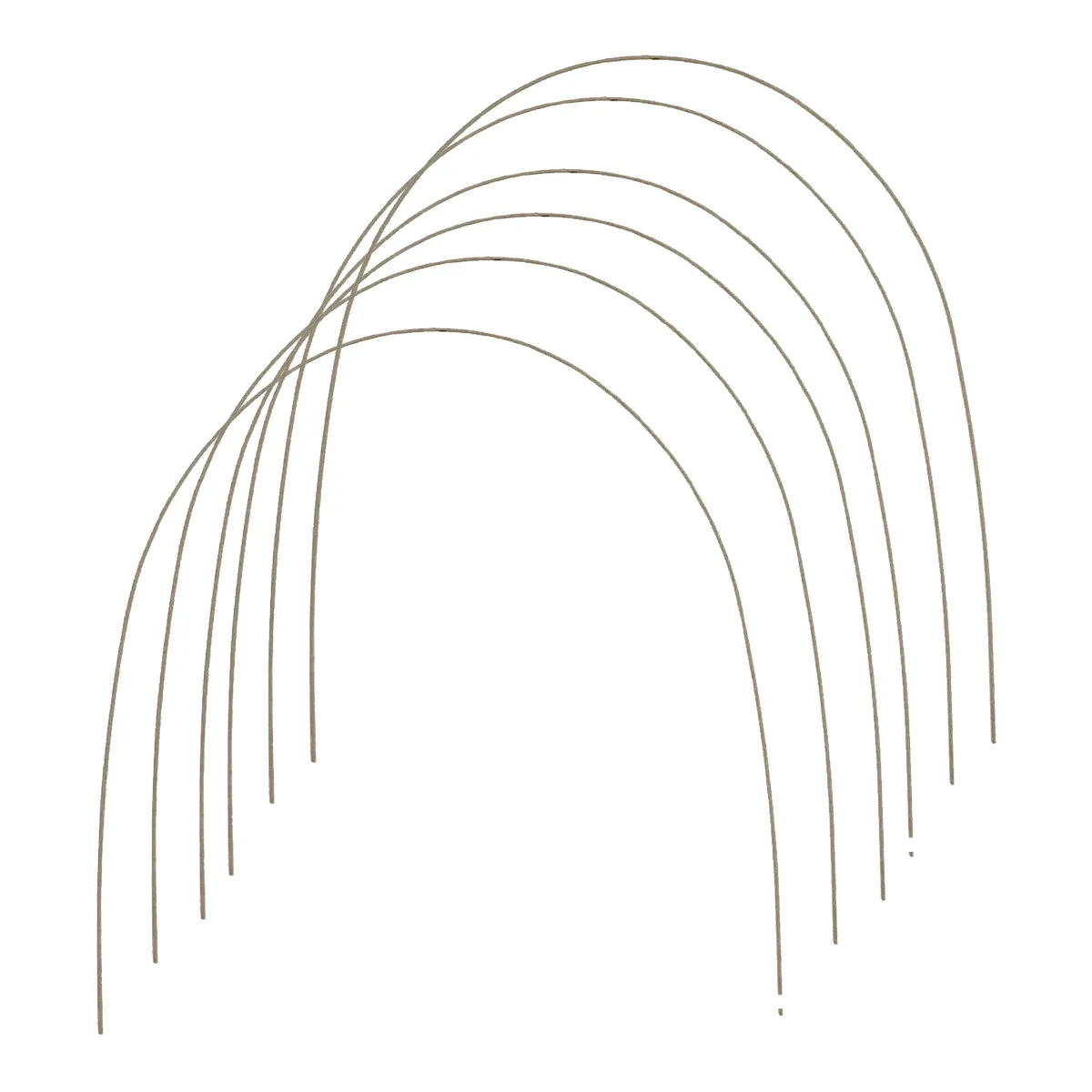 JJ Ortho Stainless Steel NiCr Archwires Natural Form - Round