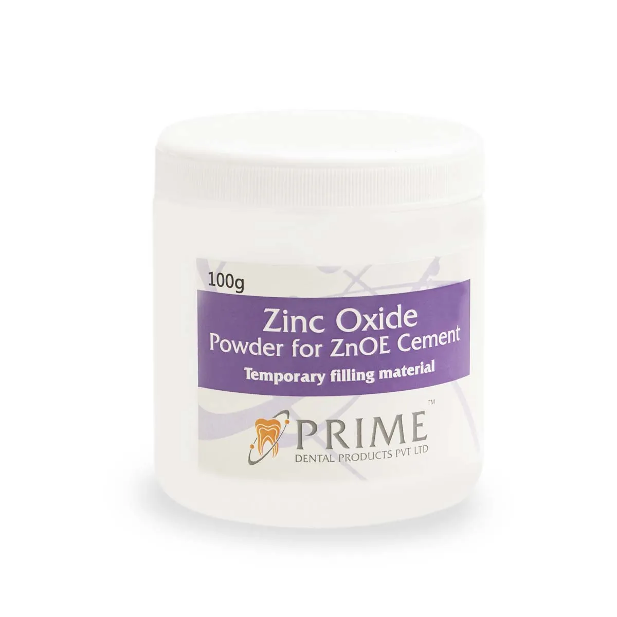 Prime Dental Zinc Oxide Powder - 100gm