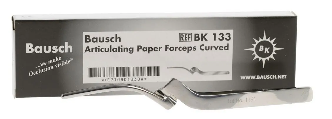 Bausch Dental Articulating Paper Forceps Curved - BK 133