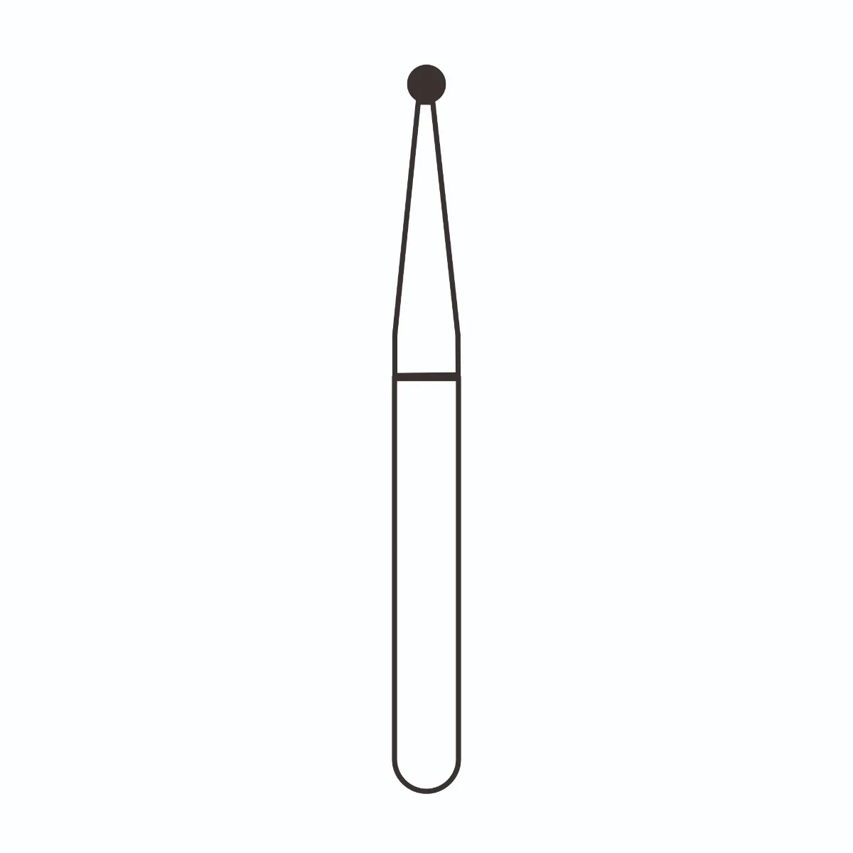 Frank Dental Ball Round FG Diamond Bur - Pack of 10