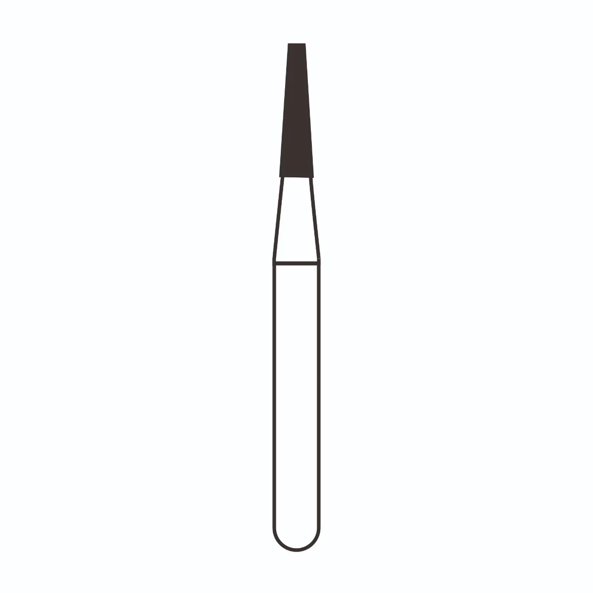 Frank Dental Flat End Taper FG Diamond Bur - Pack of 5