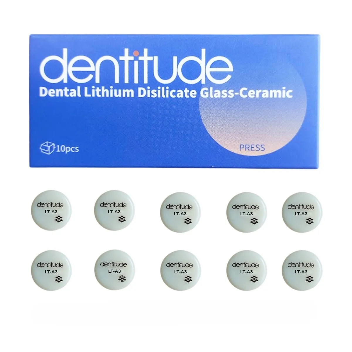 Dentitude Glass Ceramic Press Ingots LT A3
