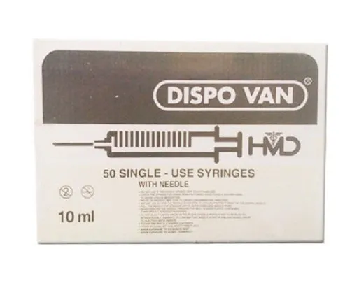 Hmd Dispo Van Syringe with Needle - 10ml