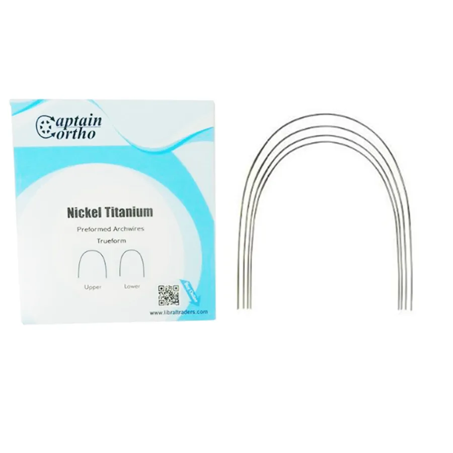 Captain Ortho Niti Preformed Wire Pack of 10 Pcs
