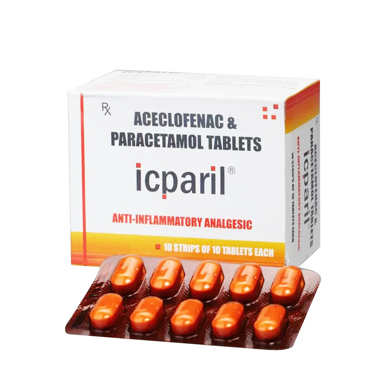 ICPA Icparil For Anti-Inflammatory Analgesic Tablets