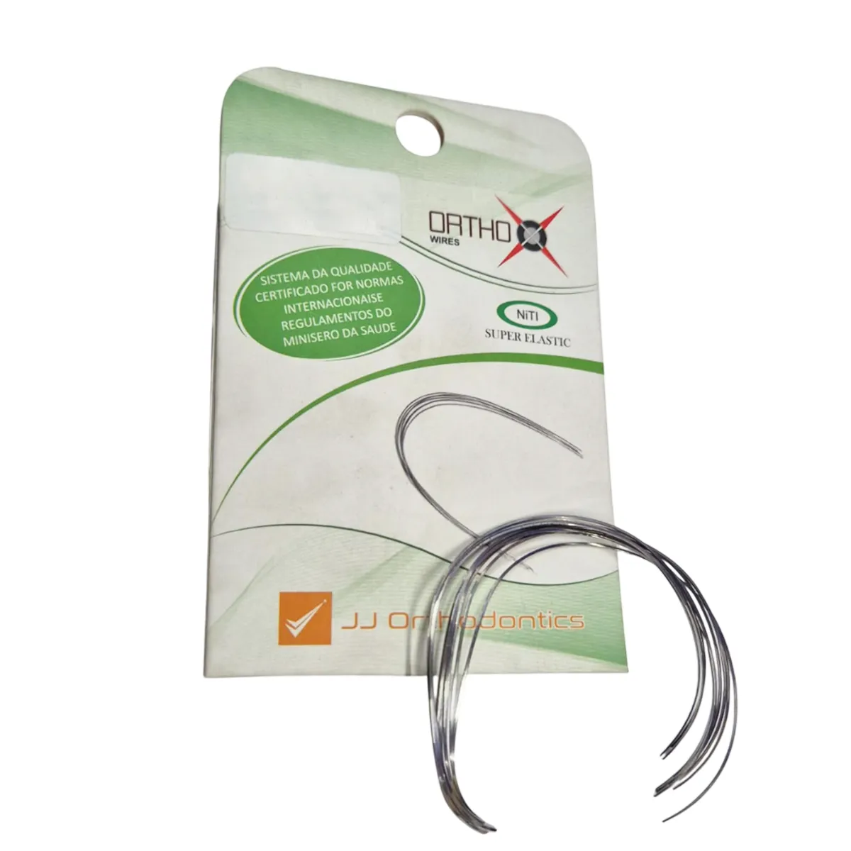 JJ Ortho Reverse Curve NiTi Archwires Natural Form - Rectangular 