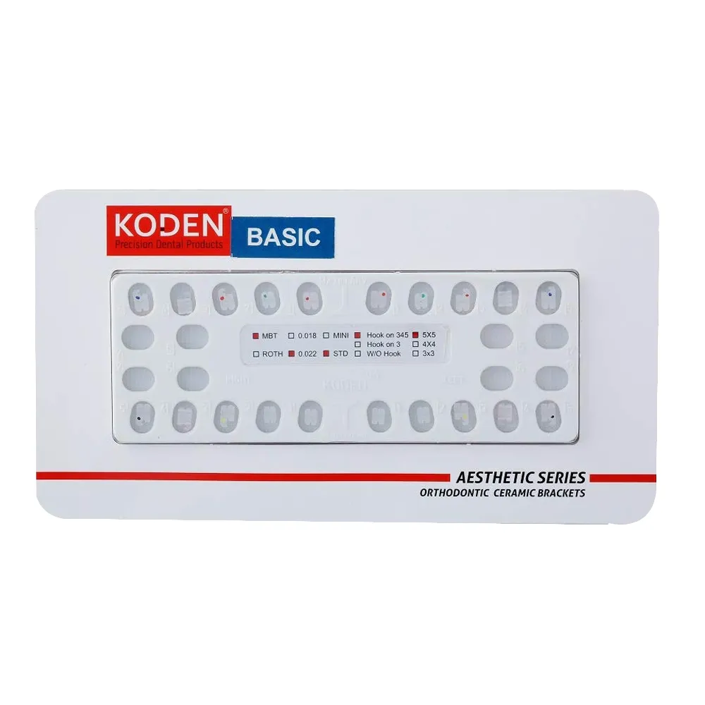 Koden Basic MBT Ceramic Bracket Kits