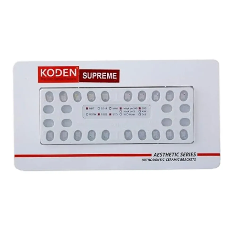 Koden Supreme MBT Ceramic Bracket Kits