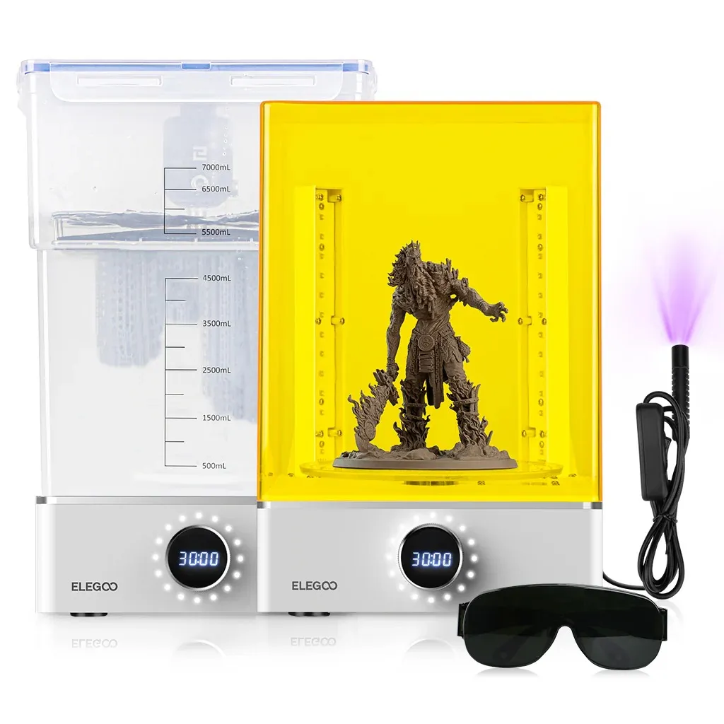 Elegoo Mercury XS LCD 3D Printer Bundle Washing And Curing Station
