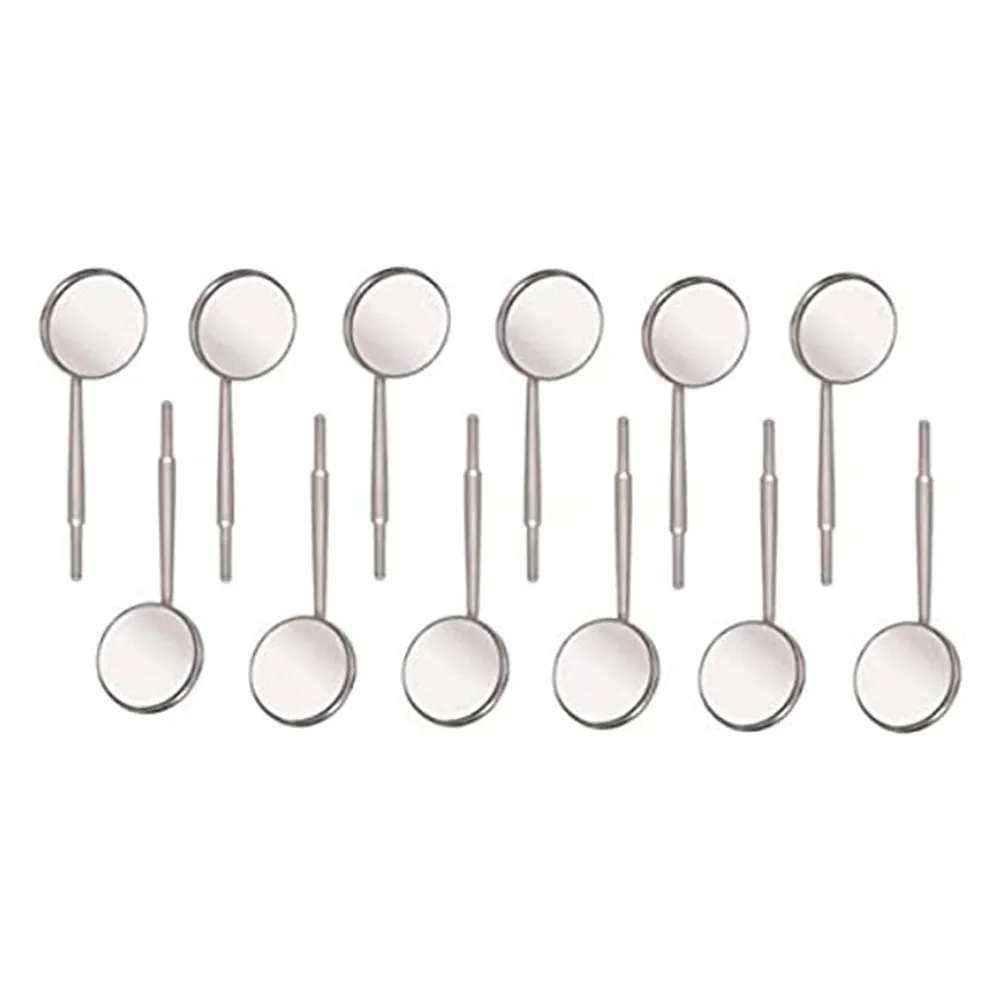 Oracraft Plain Mouth Mirror Tops Set Of 12 - MMTP5