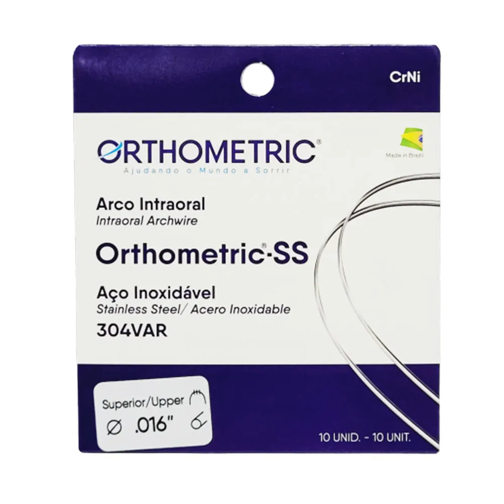 OrthoMetric SS Archwires - Round (10/Pk)