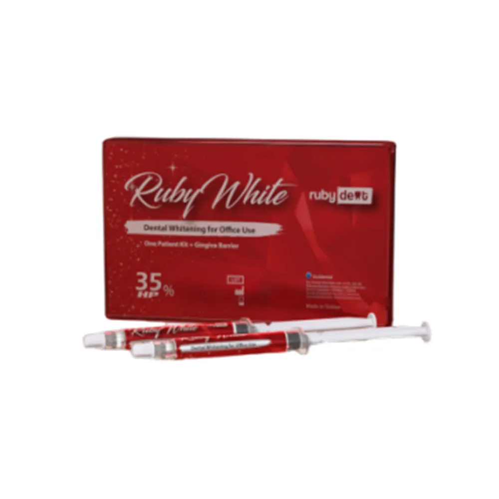 Rubydent RubyWhite Dental Whitening One Patient Kit for Office 