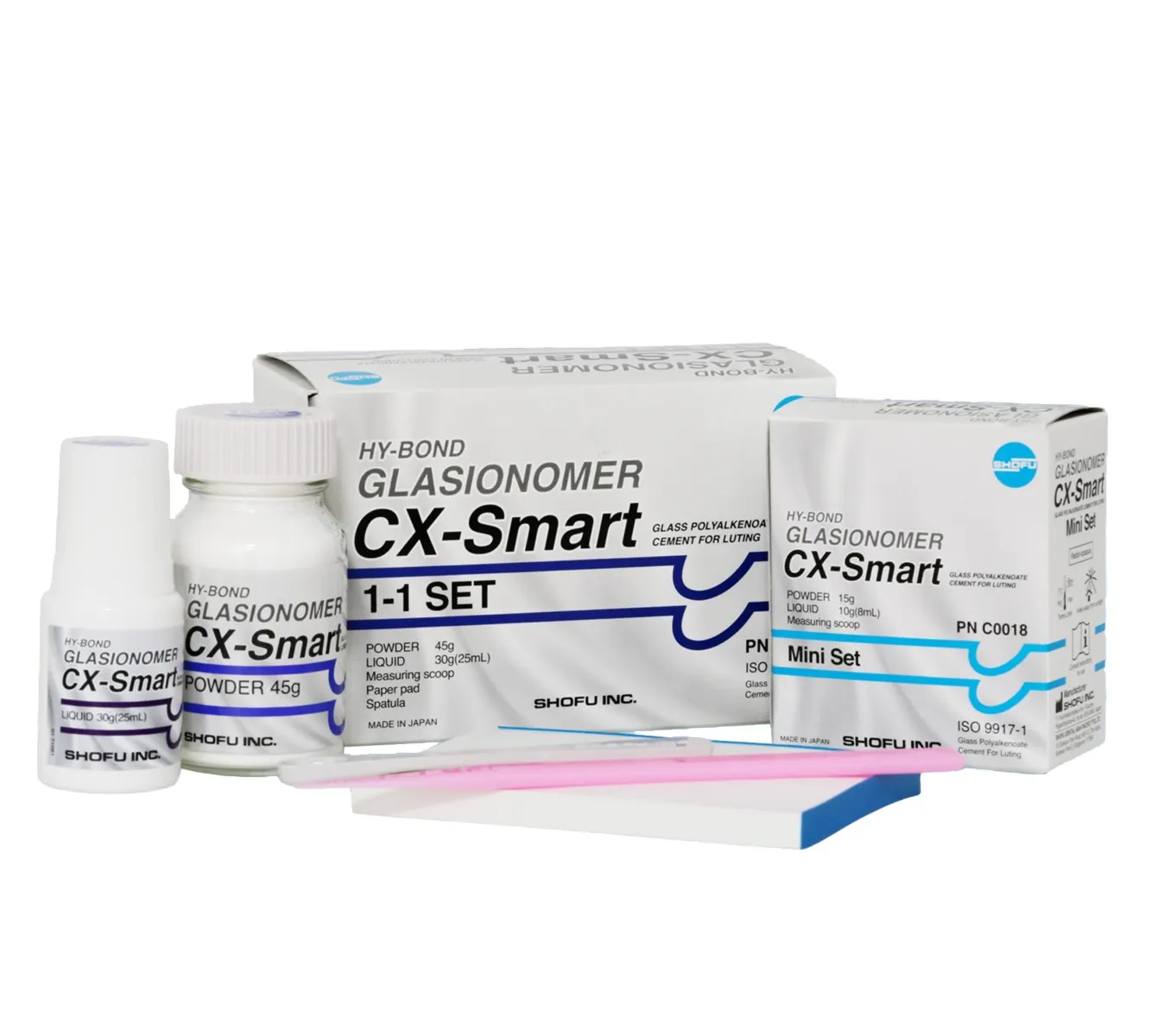 Shofu Hy-Bond Glasionomer CX-Smart Luting Cement Set 