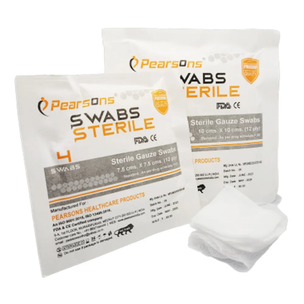 Pearsons Sterile Gauge Swabs (Pack of 40)