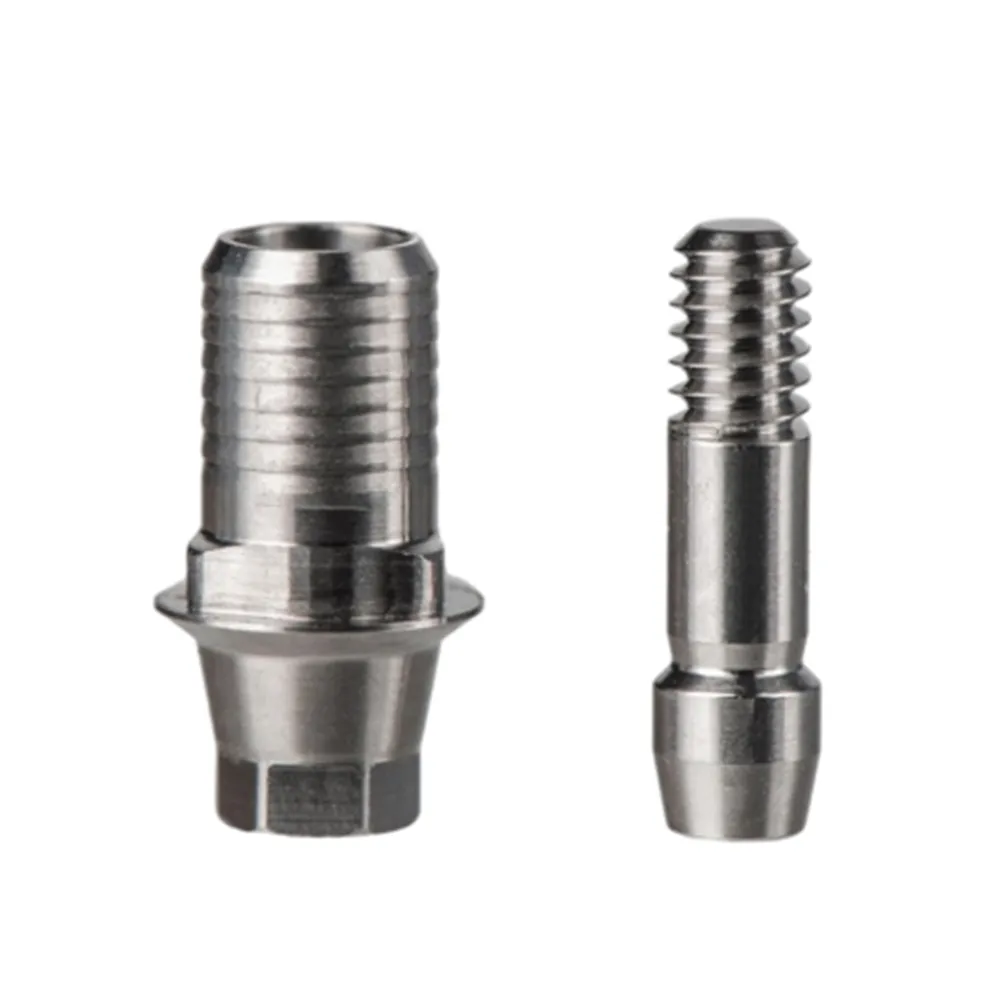 Mediden Dentium SuperLine Compatible Titanium Ti-base Abutment With Screw 4mm - Hex (TB-H-23)