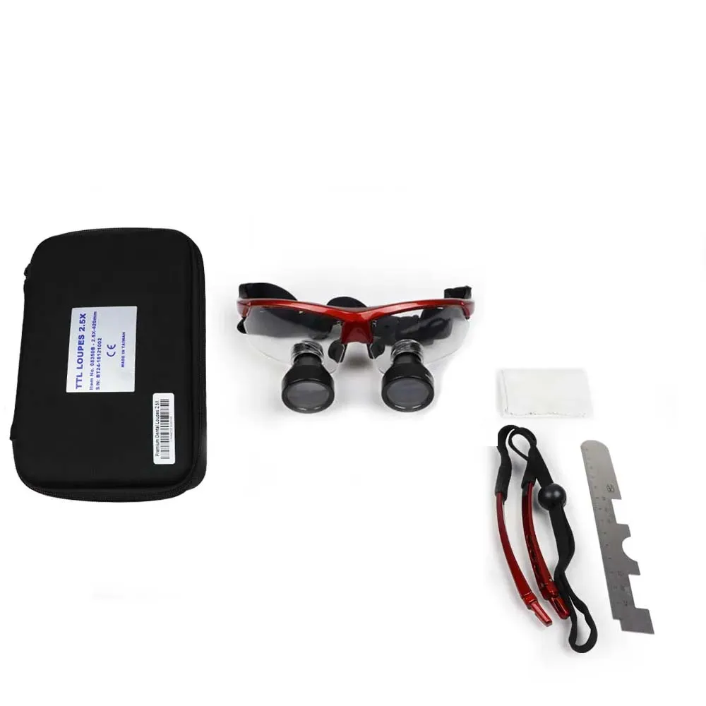 Premium TTL Dental Loupes 2.5X (420mm Working Distance)