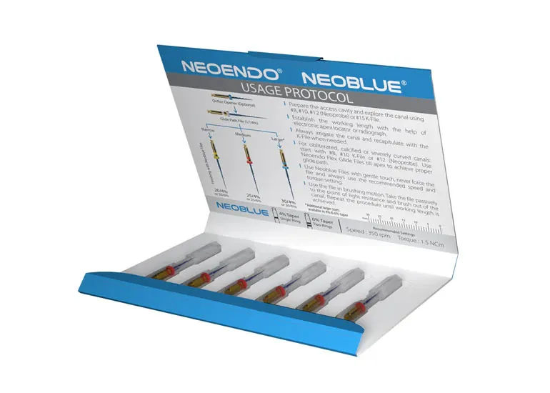 NeoEndo NeoBlue Rotary Files 25mm