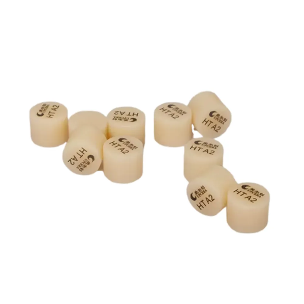 Upcera UP Press Lithium Disilicate Glass Ceramic Ingots - A2 Shade HT D13-10mm
