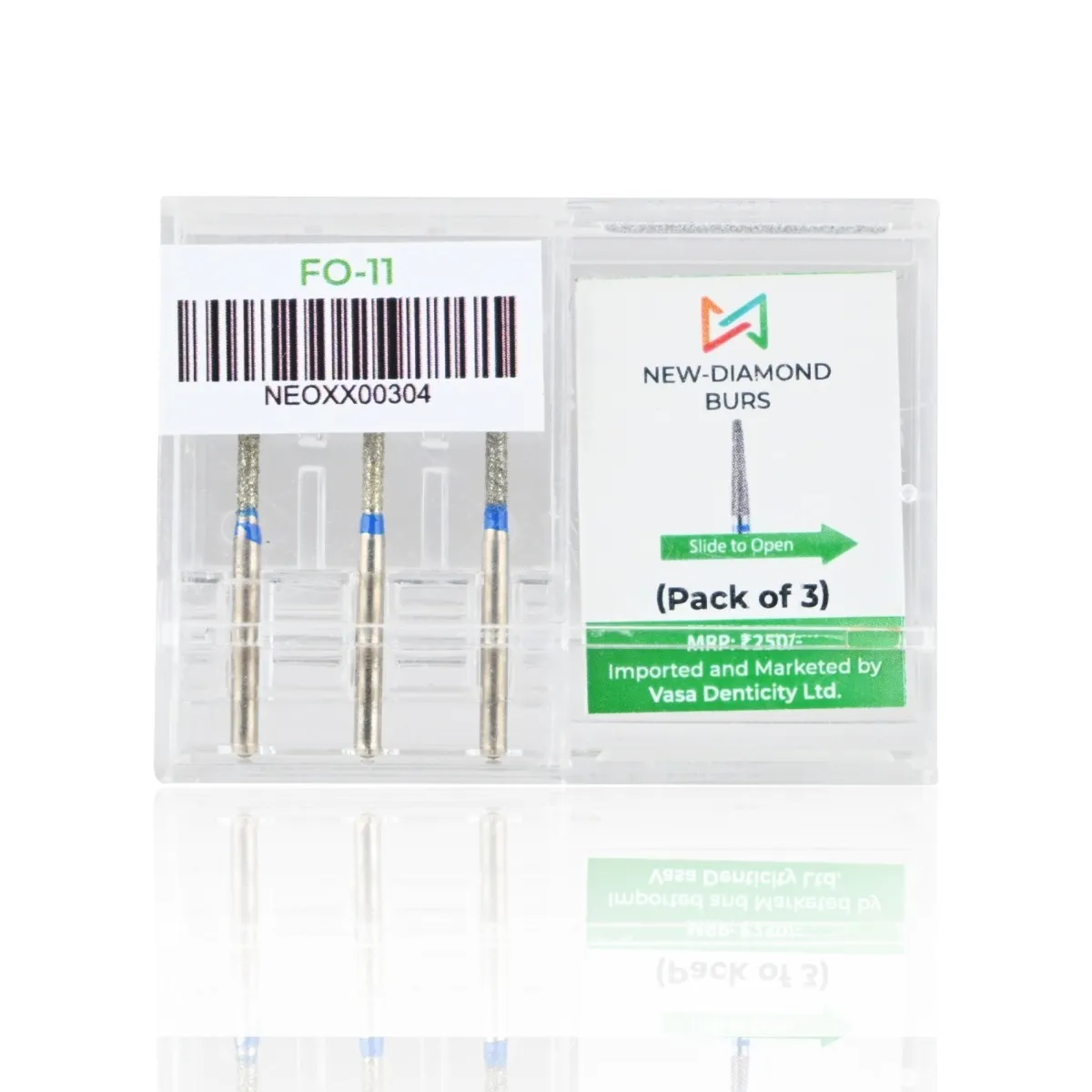 NewDiamond Flame Ogival Diamond Bur -FO (Pack Of 3)