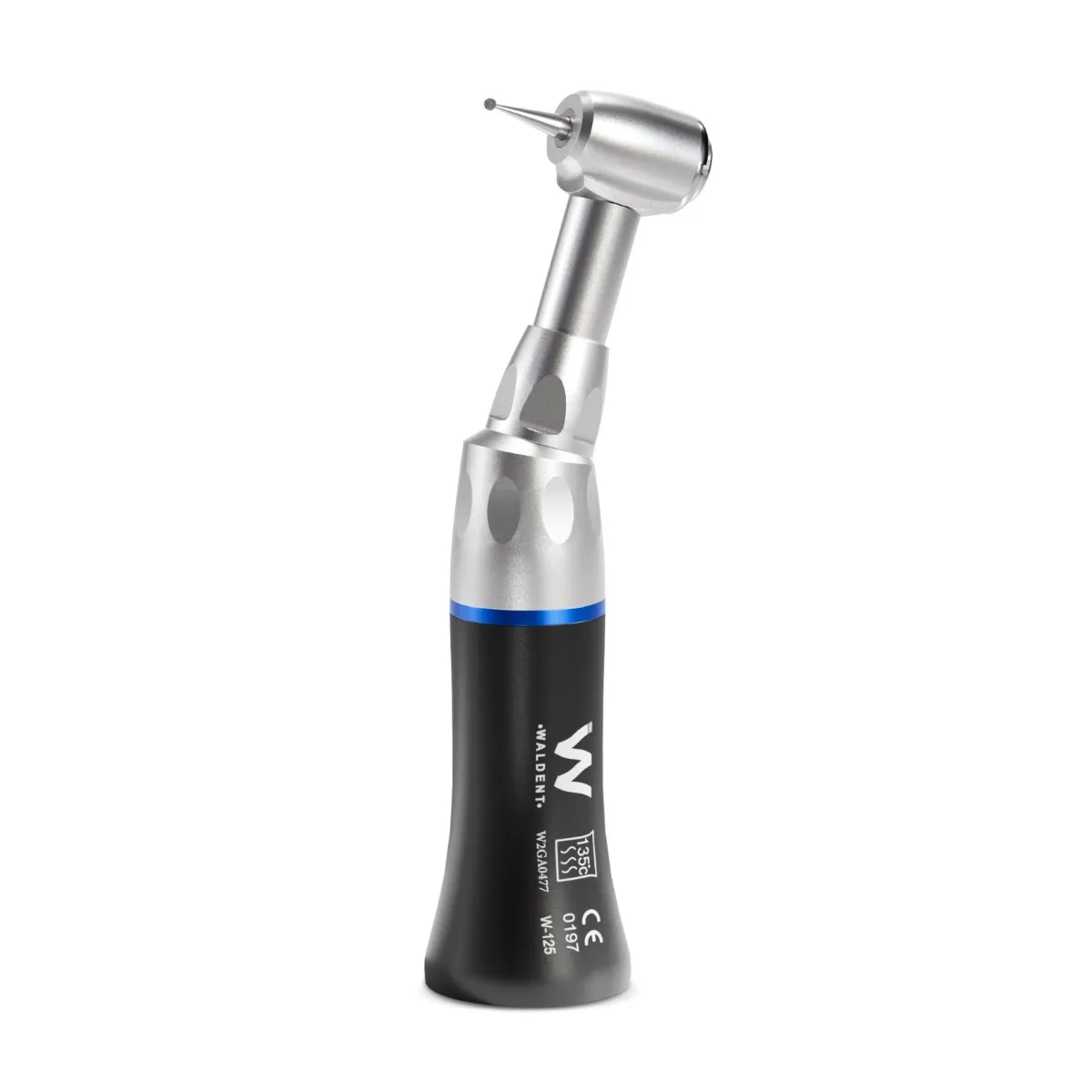 Waldent Push Button Contra-angle Handpiece - Black (W-125)