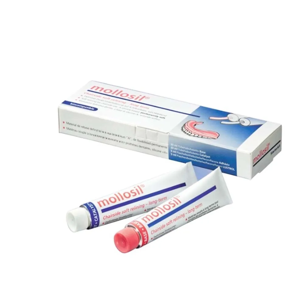Detax Dental Mollosil Relining Material Base Refill 