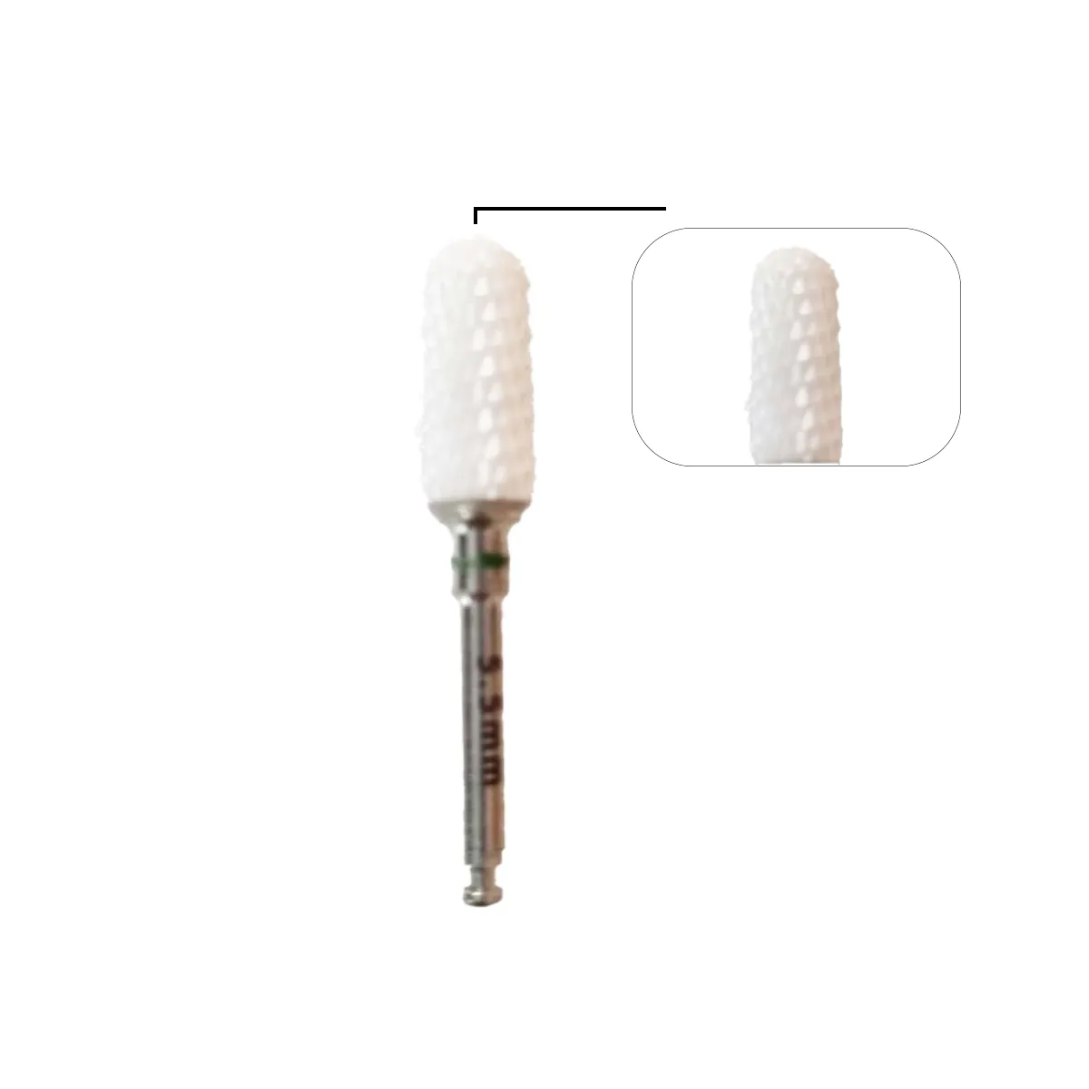 Julldent Zirconia Cylindrical Ridge Contouring Burs 