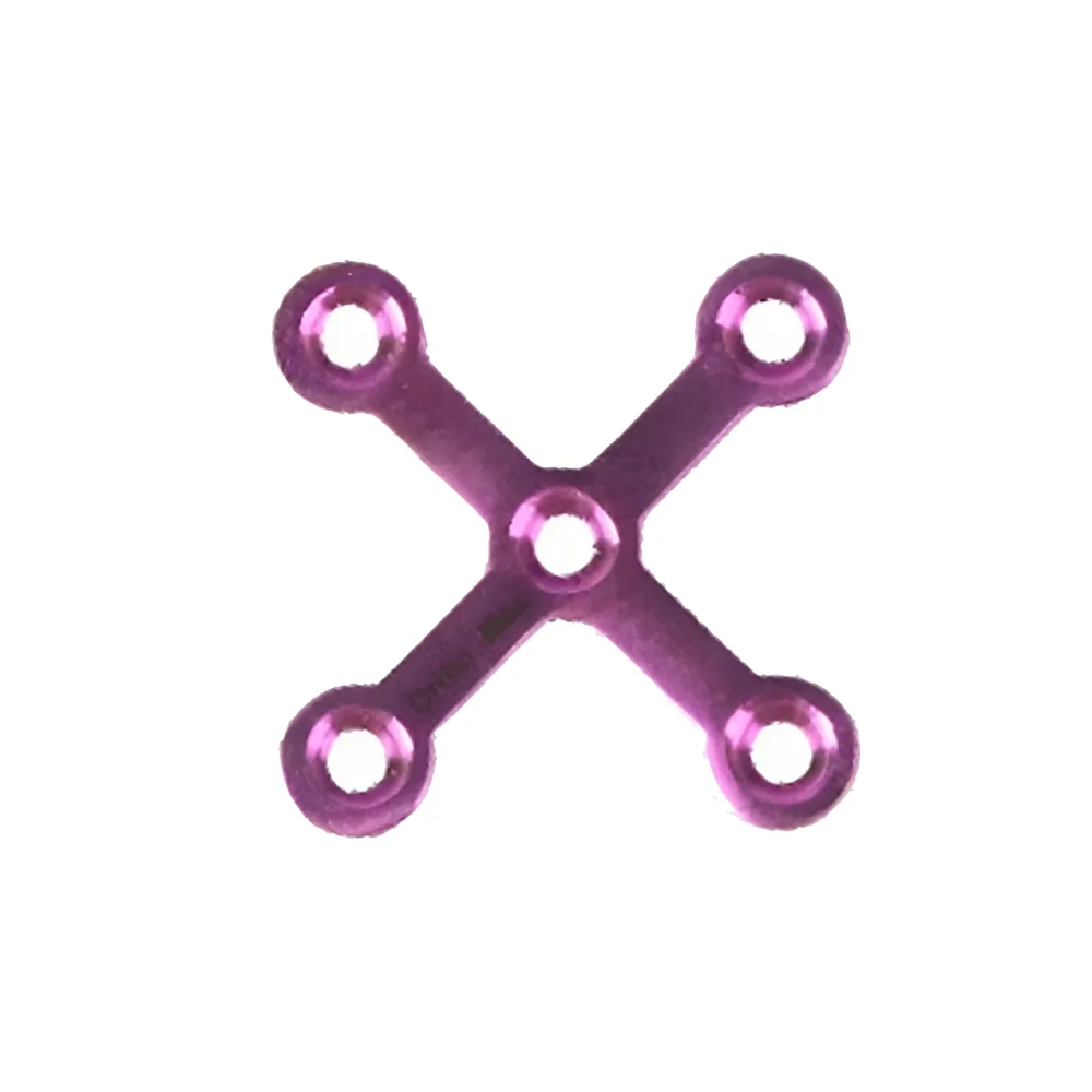 SK Surgicals Titanium Mini Bone Plates X Shape - 1.5mm (105.470T)