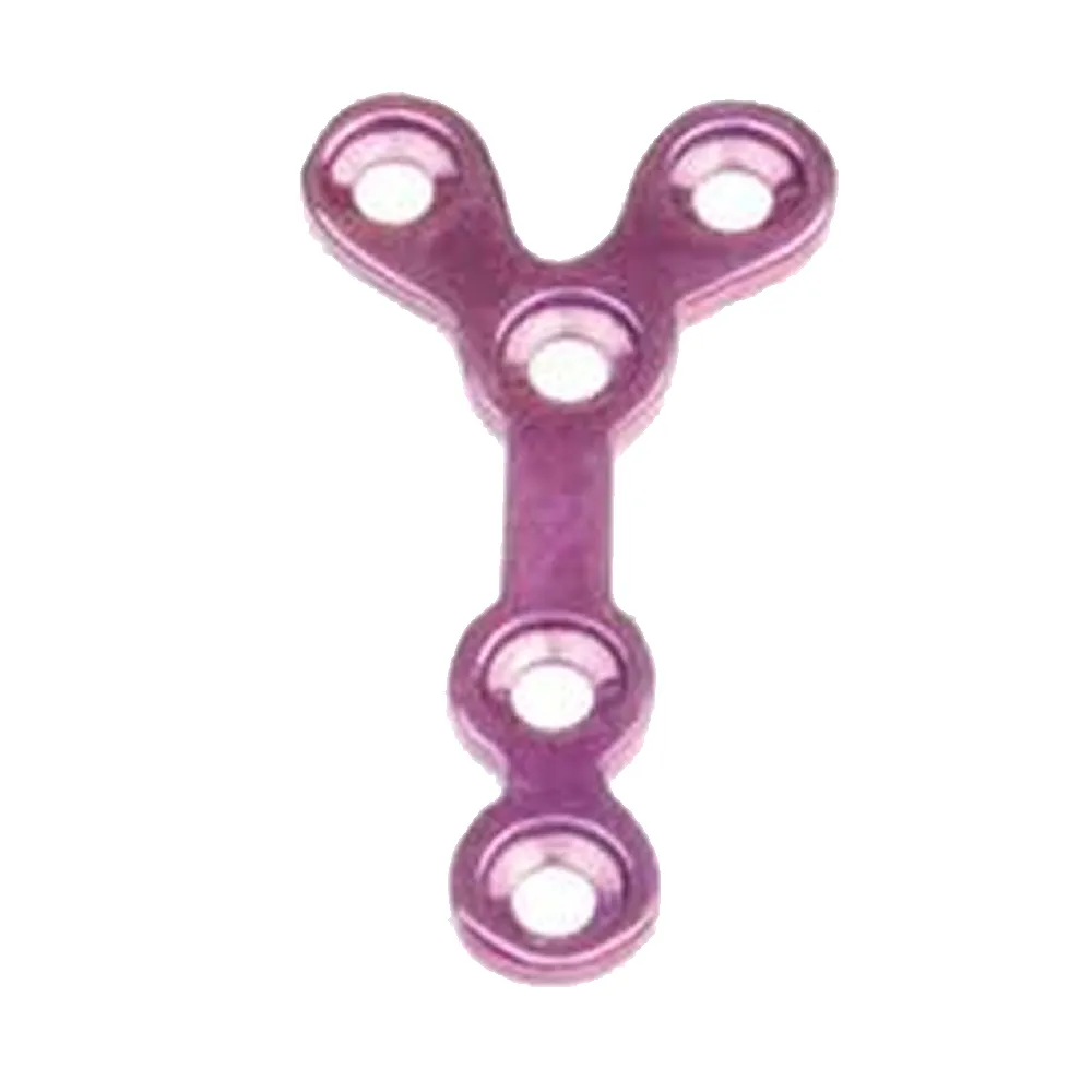 SK Surgicals Titanium Mini Bone Plates Y Shape 1.5mm (5 Holes) -105.480T