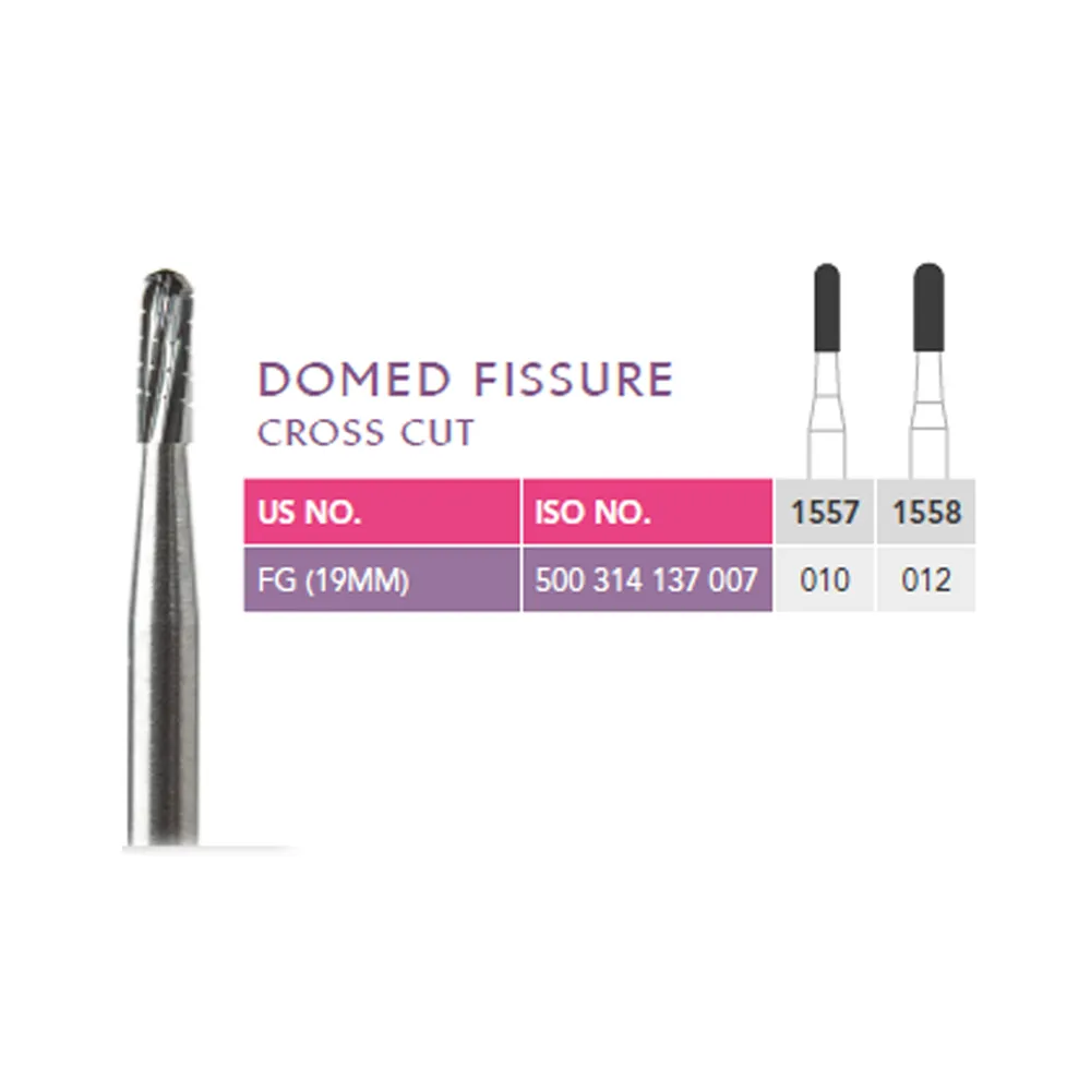 Prima Dental Domed Fissure Bur (Cross Cut)
