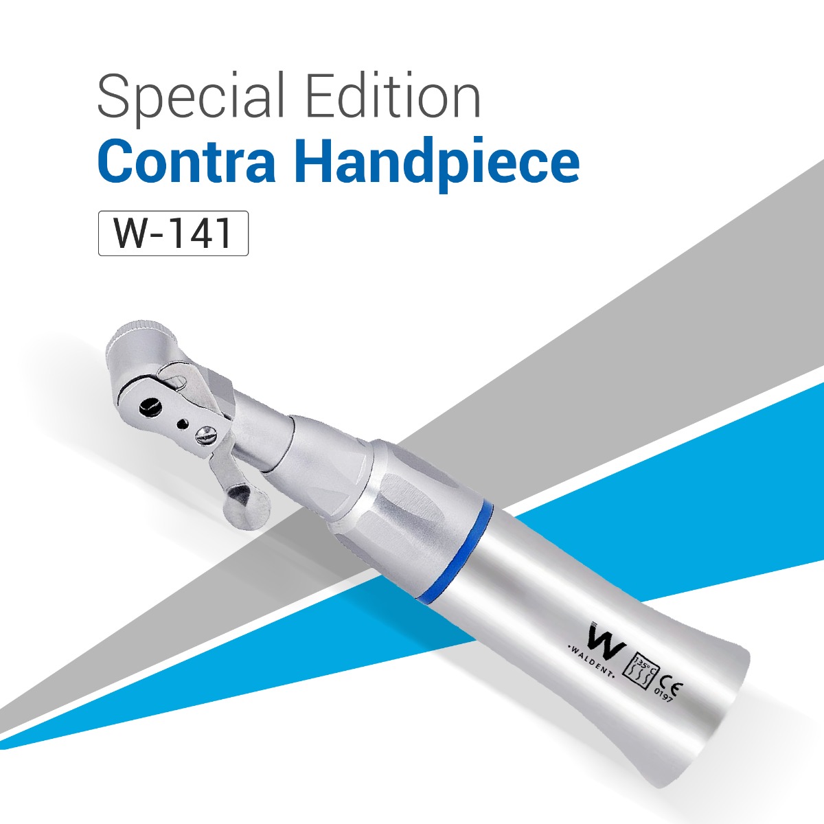 Waldent Airmotor Set With Straight And Contra Handpiece
