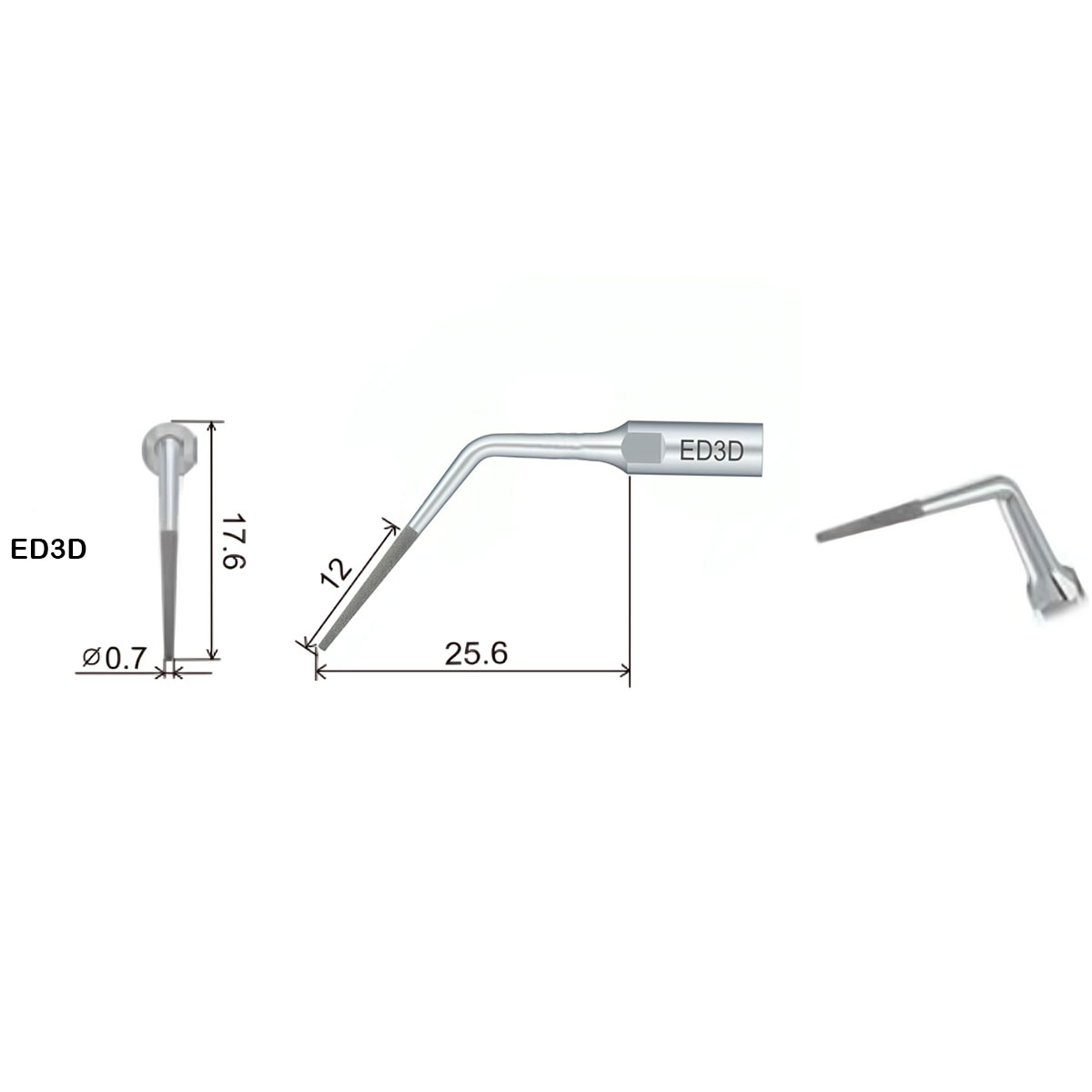 Woodpecker Scaler Tip ED3D for DTE & Satelec Scalers