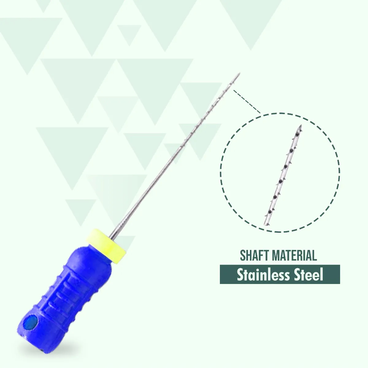 Waldent Barbed Broaches 21mm # 01-06 (Pack of 6)