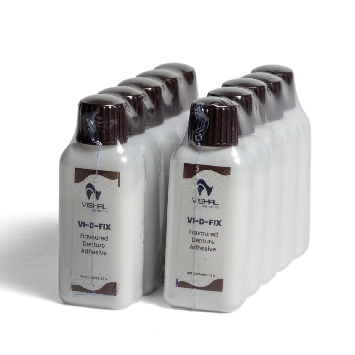 Vishal Dentocare VI-D-Fix Flavored Denture Adhesive (Pack Of 10)