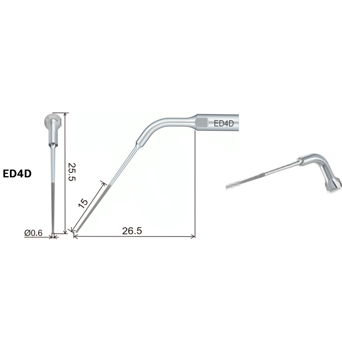 Woodpecker Scaler Tip ED4D for DTE & Satelec Scalers