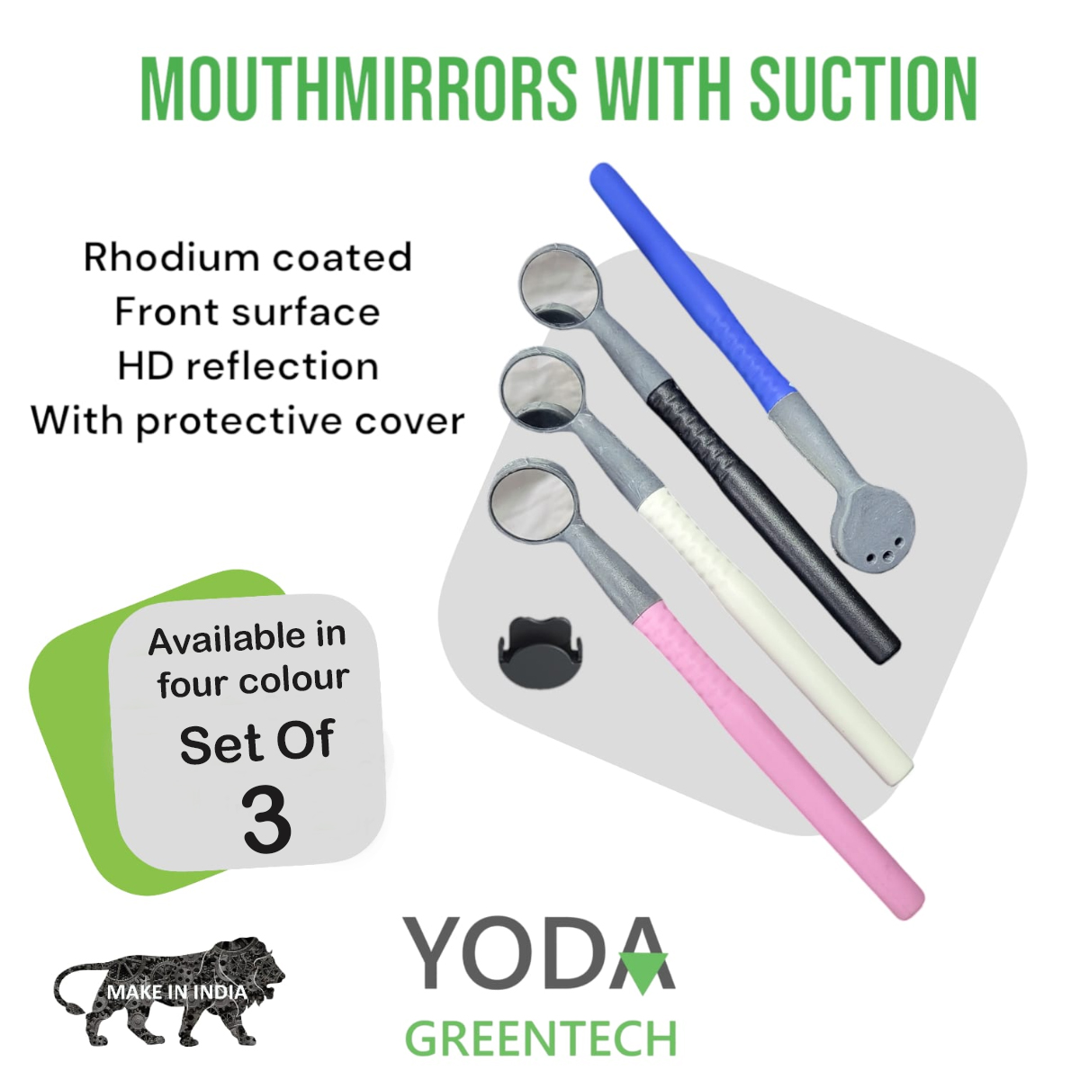 Yoda Mouth Mirrors With Suction ( Pack of 3 )