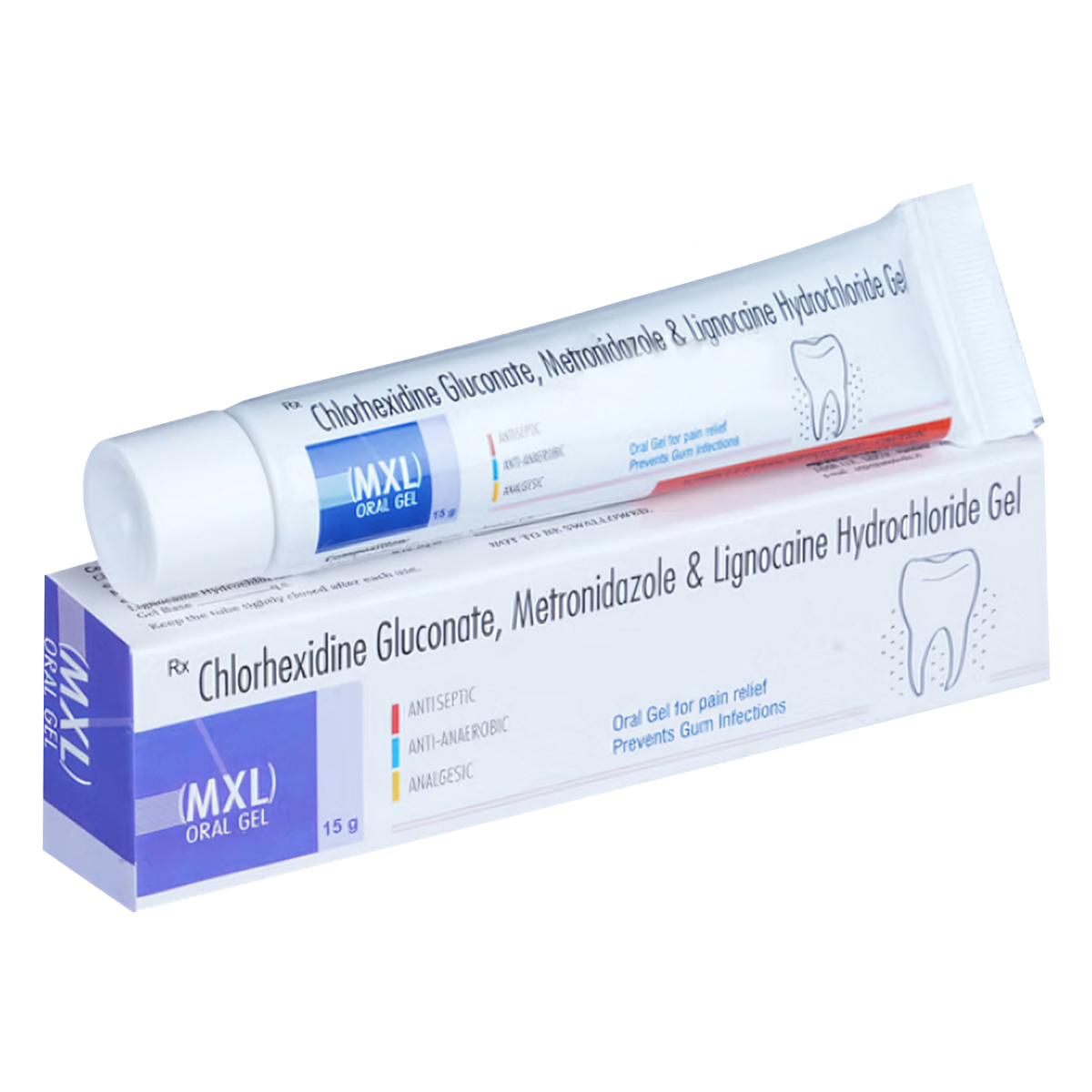 Sandika Pharma MXL Oral Gel For Pain Relief (Pack of 10)