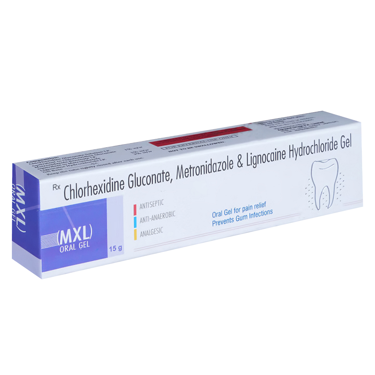 Sandika Pharma MXL Oral Gel For Pain Relief (Pack of 10)